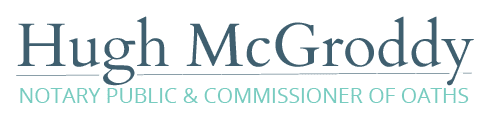 Hugh McGroddy Notary logo